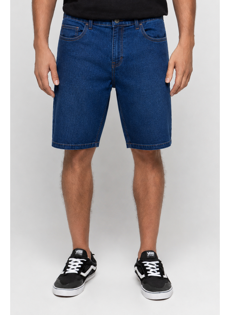 Bermuda Jeans Super Conforto Doct - Indigo Médio